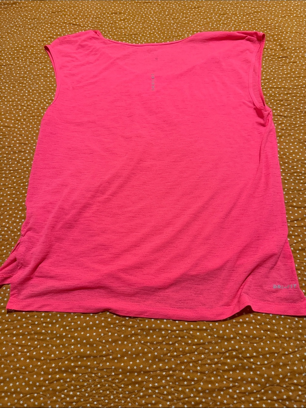 Nike Bright Pink Athletic Tank Top with Reflective Swoosh - Picture 5 of 5